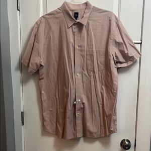 GAP Men’s Short Sleeve Button Down Shirt - XL